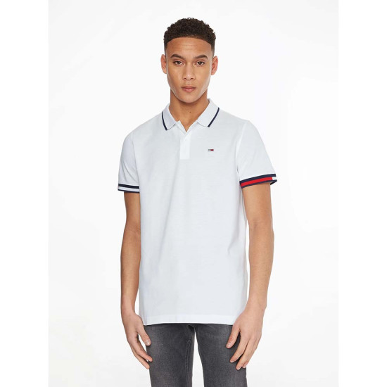 Tommy Hilfiger Ανδρική μπλούζα Regular Flag Cuffs Polo
